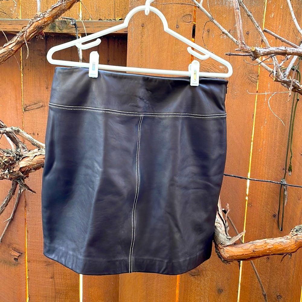 Leather skirt